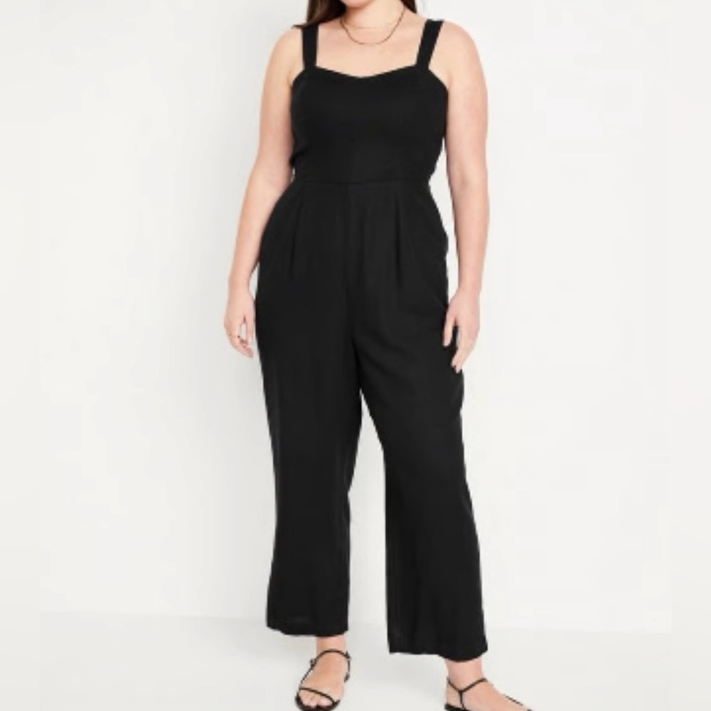 NWT Old Navy Fit & Flare Cami Jumpsuit XL Petite